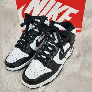 Nike Dunk High Panda Black/White Sneakers Size 5